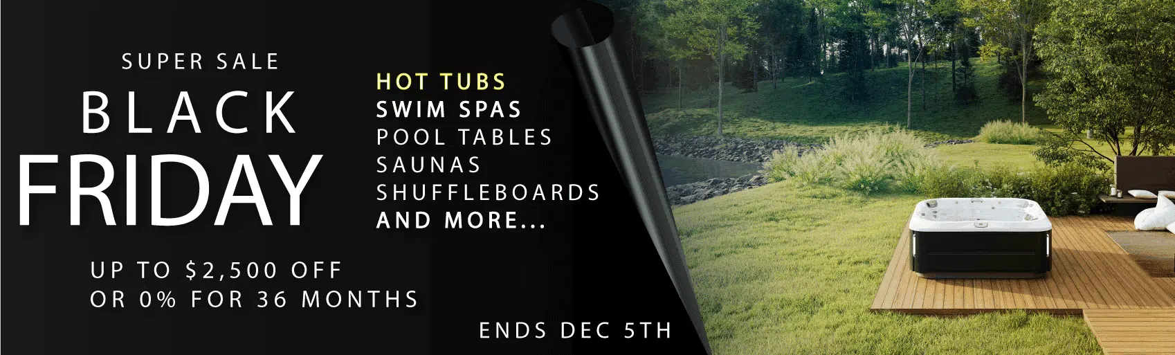 Black Friday Deal, Black Friday Hot Tub Sale
